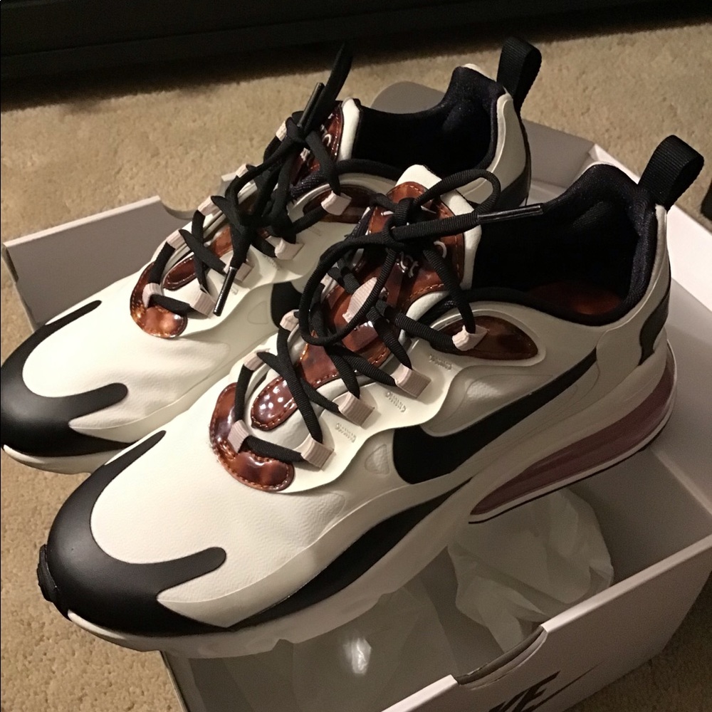 Nike Air Max 270 React White/Black/Tortoise/Rose